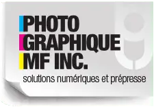 PHOTO GRAPHIQUE MF INC. Page contact Photo Graphique MF Logo